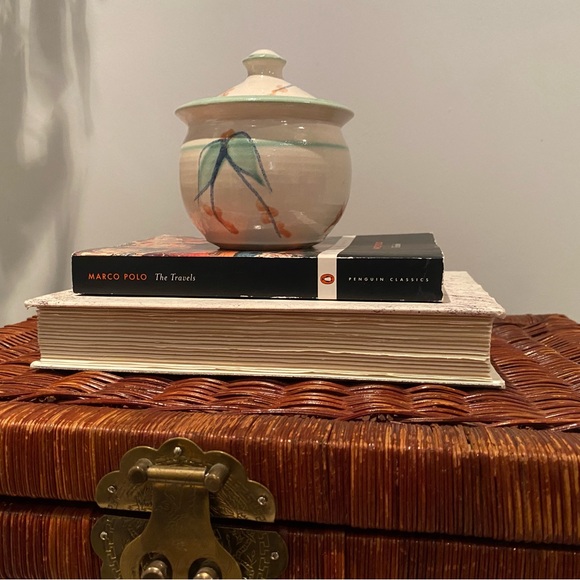 Hand Painted Ceramic Sugar Dish - Picture 8 of 12